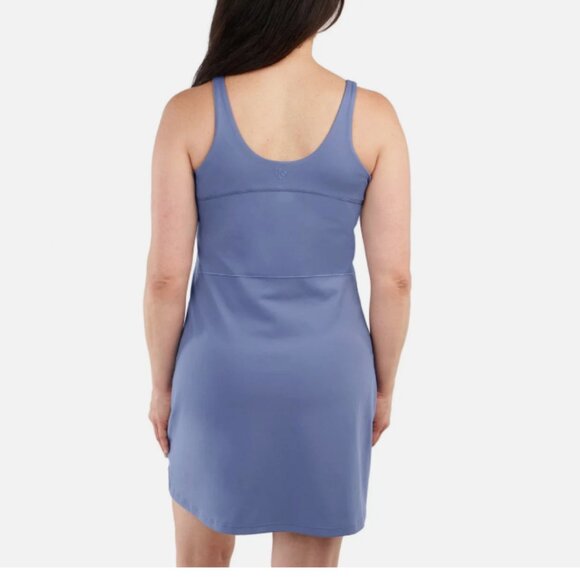 Elle Sport Women's Active Tank Dress Blue - Picture 2 of 3